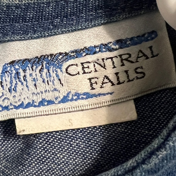 FINAL PRICE Vintage Central Falls Button Up Denim Top - Picture 5 of 6